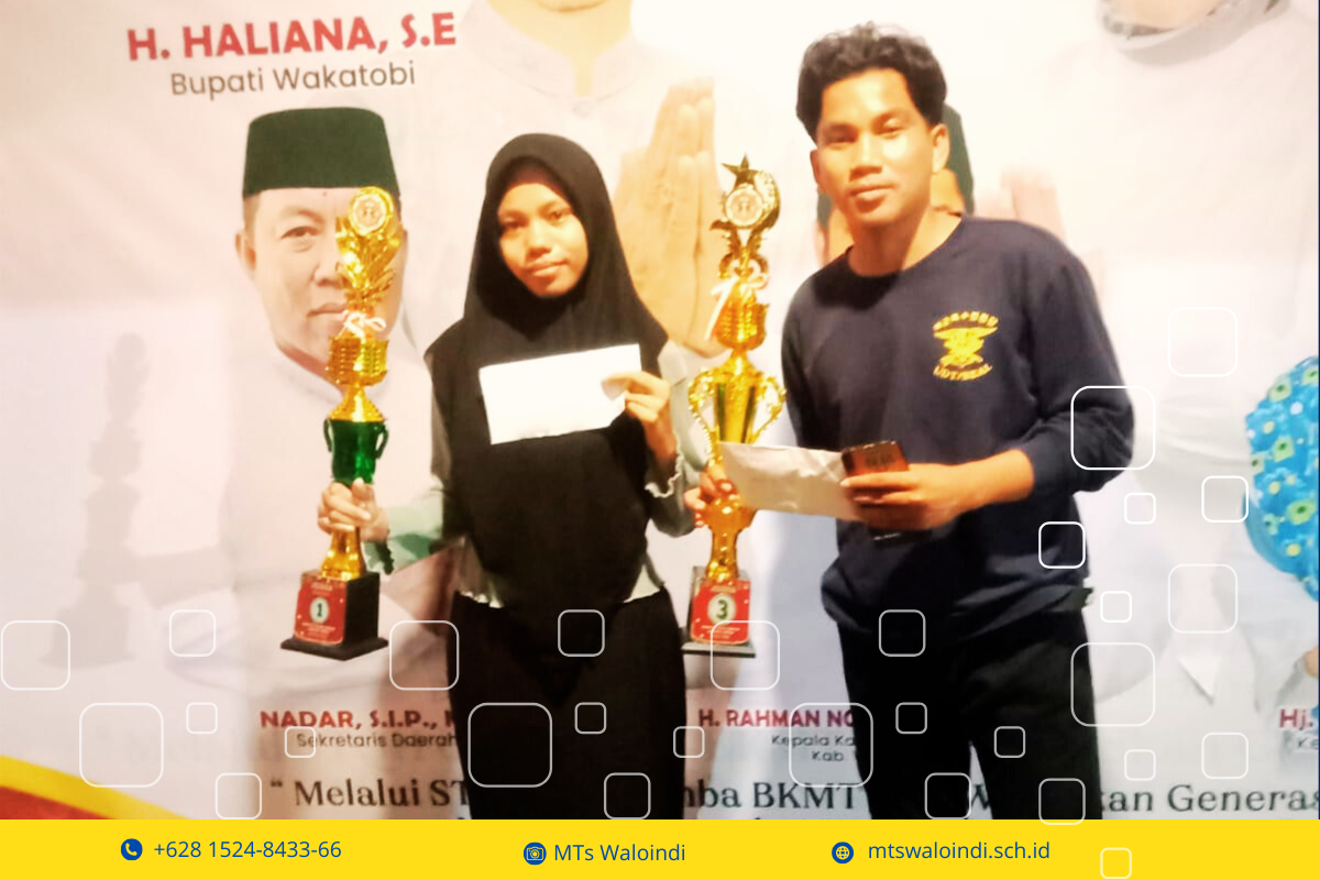 Siswa-siswi MTs Waloindi Raih Juara 3 dalam STQH dan Lomba BMKT Tingkat Kabupaten